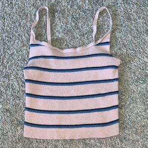 PacSun Knit Striped Sweater Tank Top
